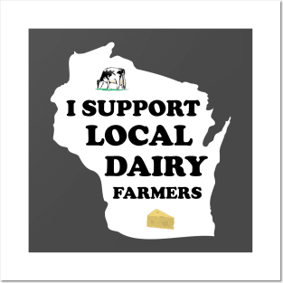I Support Local Farmers Posters and Art